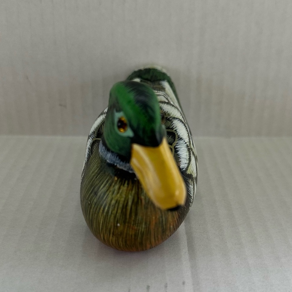 Handcrafted Wooden Duck Figurine - Picture 2 of 14